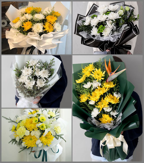 贵州毕节市七星关区野角乡大水村白事花束代送